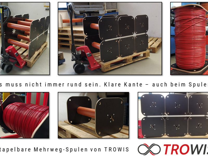 Unsere neue Mehrweg-Spule für Seile Unsere neue Mehrweg-Spule für Seile