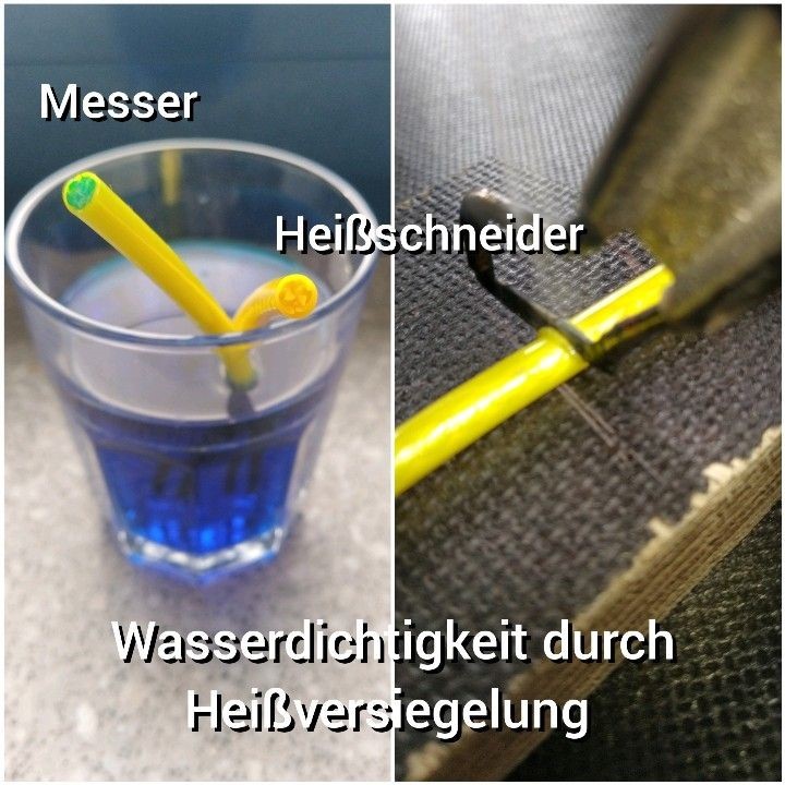 Heißversiegelung von Seilenden