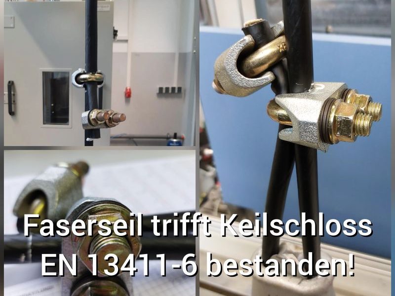 Faserseil trifft Keilschloss Faserseil trifft Keilschloss